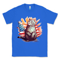 True Royal cat8 Classic Tee - Unal Design
