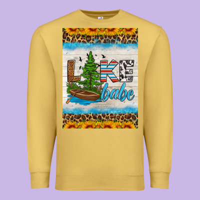 Lake Babe Air Freshener Premium Sweatshirt Designed By Hra Design Shop