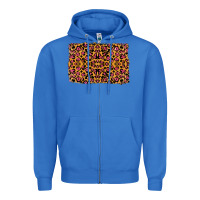 True Royal leopard glitter background Zipper Hoodie - RanaPortraitStore