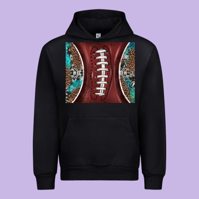 Western Pattern And American Football Urban Hoodie Designed By Barkaloodesign