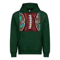 Forest Green western pattern and american football Urban Hoodie - BarkalooDesign