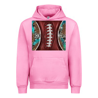Fuchsia Pink western pattern and american football Urban Hoodie - BarkalooDesign