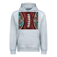 Heather Grey western pattern and american football Urban Hoodie - BarkalooDesign