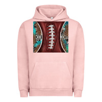 Pigment Salmon western pattern and american football Urban Hoodie - BarkalooDesign