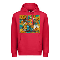 Cardinal sunflowers and cowboy boots with cowhide and glitter tumbler Premium Hoodie - Artiststas