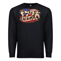 Black 4th of July 1776 Premium Sweatshirt - Neo Western