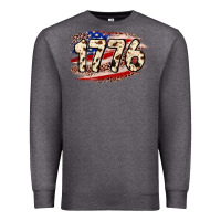 Charcoal Heather 4th of July 1776 Premium Sweatshirt - Neo Western