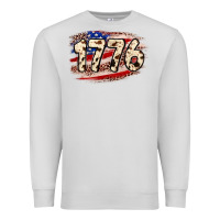 Dove Grey 4th of July 1776 Premium Sweatshirt - Neo Western