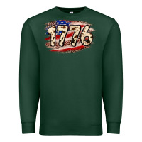 Sports Green 4th of July 1776 Premium Sweatshirt - Neo Western