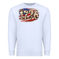 White 4th of July 1776 Premium Sweatshirt - Neo Western