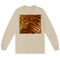 Mushroom handdrawn tiger pattern Long Sleeve Tee - BarkalooDesign
