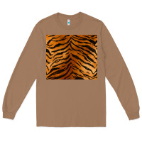 Toasted Coconut handdrawn tiger pattern Long Sleeve Tee - BarkalooDesign