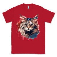 Red cat9 Classic Tee - Unal Design