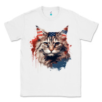 White cat9 Classic Tee - Unal Design
