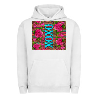 Pigment Lunar Rock xoxo valentine's day pink roses and hearts Urban Hoodie - Jasminsmagicworld