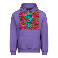 Tulip xoxo valentine's day pink roses and hearts Urban Hoodie - Jasminsmagicworld