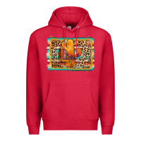 Cardinal cactus western leopard Premium Hoodie - AdoDesignShop