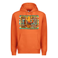 Carrot cactus western leopard Premium Hoodie - AdoDesignShop