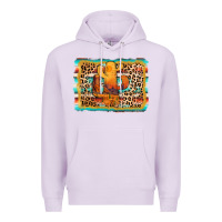 Lilac cactus western leopard Premium Hoodie - AdoDesignShop