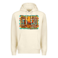 Sandshell cactus western leopard Premium Hoodie - AdoDesignShop
