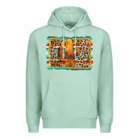 Seafoam cactus western leopard Premium Hoodie - AdoDesignShop