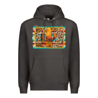 Smoke cactus western leopard Premium Hoodie - AdoDesignShop