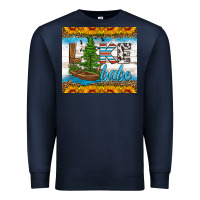Navy lake babe tumbler Premium Sweatshirt - HRA Design Shop