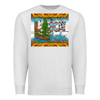 Oatmeal Heather lake babe tumbler Premium Sweatshirt - HRA Design Shop