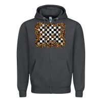 Smoke racing leopard background Zipper Hoodie - RanaPortraitStore