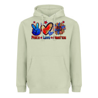 Matcha peace love america Heavyweight Hoodie - Zillion Design Studio