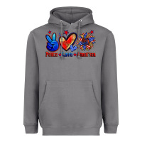 Storm peace love america Heavyweight Hoodie - Zillion Design Studio