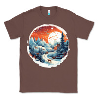 Chestnut deer snow house design Classic Tee - Unal Design