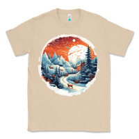 Mushroom deer snow house design Classic Tee - Unal Design