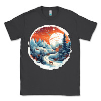 Smoke deer snow house design Classic Tee - Unal Design