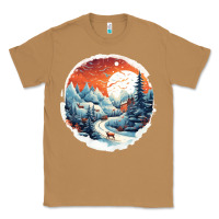 Toasted Coconut deer snow house design Classic Tee - Unal Design
