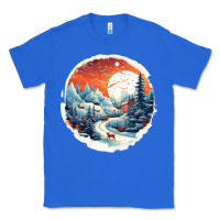 True Royal deer snow house design Classic Tee - Unal Design