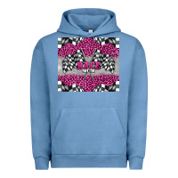 Pigment Pebble Blue race mom Urban Hoodie - BarkalooDesign