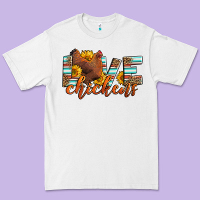Love Chickens Premium Tee Designed By Lillyallendesigns