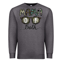 Charcoal Heather mama of both Premium Sweatshirt - CowhideDigitalArt