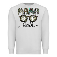 Dove Grey mama of both Premium Sweatshirt - CowhideDigitalArt