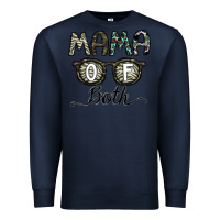 Navy mama of both Premium Sweatshirt - CowhideDigitalArt