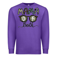 Purple mama of both Premium Sweatshirt - CowhideDigitalArt