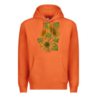 Carrot sunflowers b Premium Hoodie - Artiststas