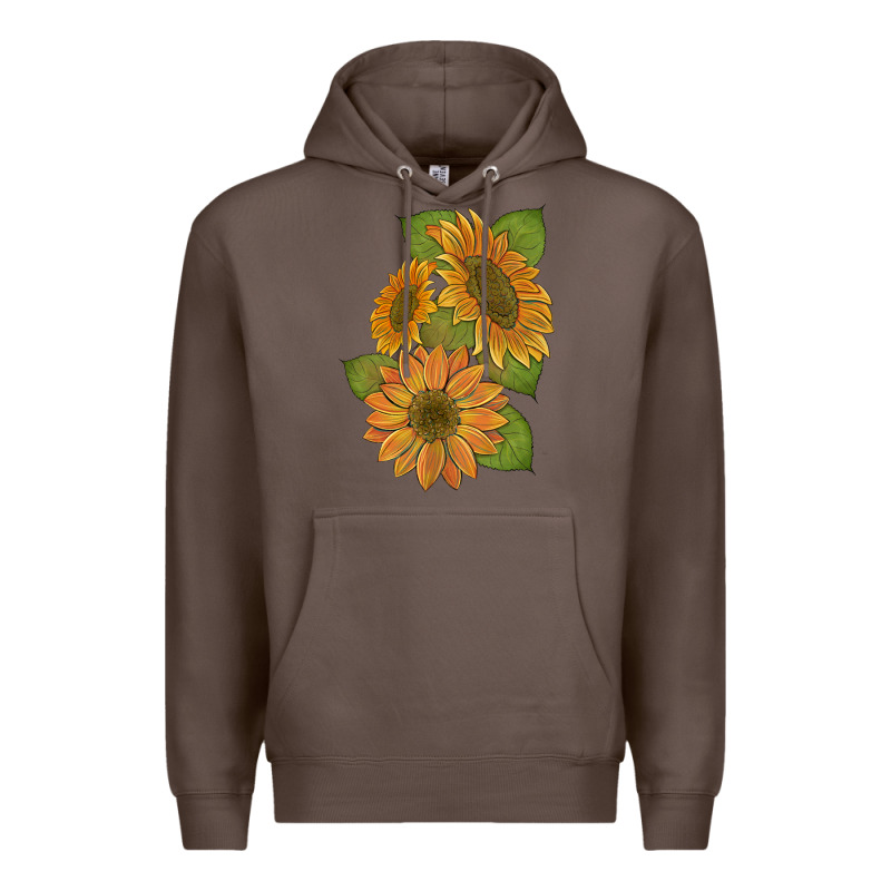 Sunflowers B Premium Hoodie by Artiststas | Teevron