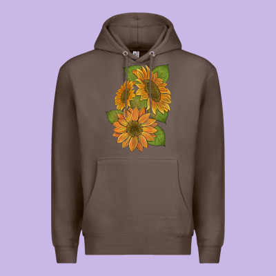 Sunflowers B Premium Hoodie Designed By Artiststas