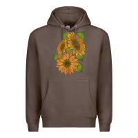 Coffee sunflowers b Premium Hoodie - Artiststas