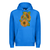 True Royal sunflowers b Premium Hoodie - Artiststas