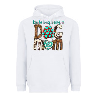 White kinda busy being a dog mom Heavyweight Hoodie - texasbilliewilder