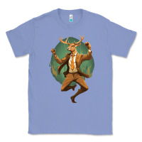 Colony Blue happy deer Classic Tee - Unal Design