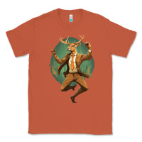 Copper happy deer Classic Tee - Unal Design
